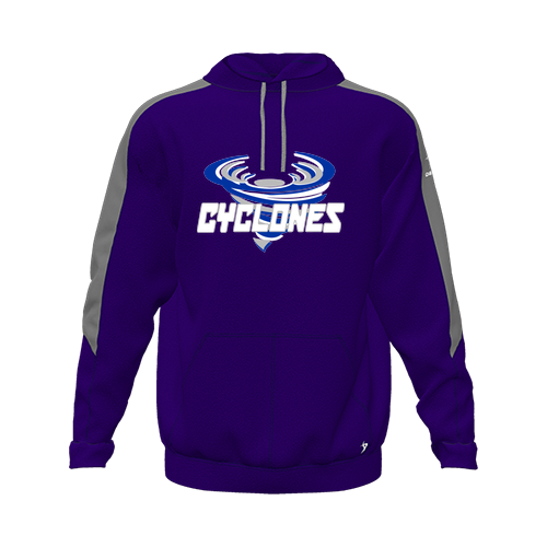 [CUS-DFW-HOOD-FLC-LSL-PUR-YXS-LOGO1] Hoodie (Youth XS, Purple, Logo 1)
