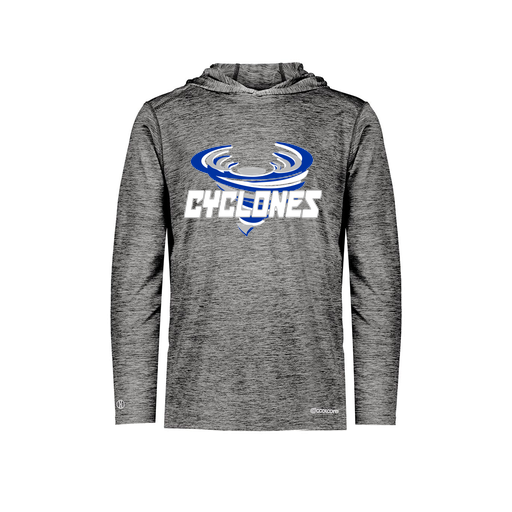 [FOLHCGBK-AS-LOGO1] Decker Men's Charge Hoodie (Adult S, Black, Logo 1)