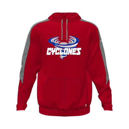 [CUS-DFW-HOOD-FLC-LSL-RED-YXS-LOGO1] Hoodie (Youth XS, Red, Logo 1)
