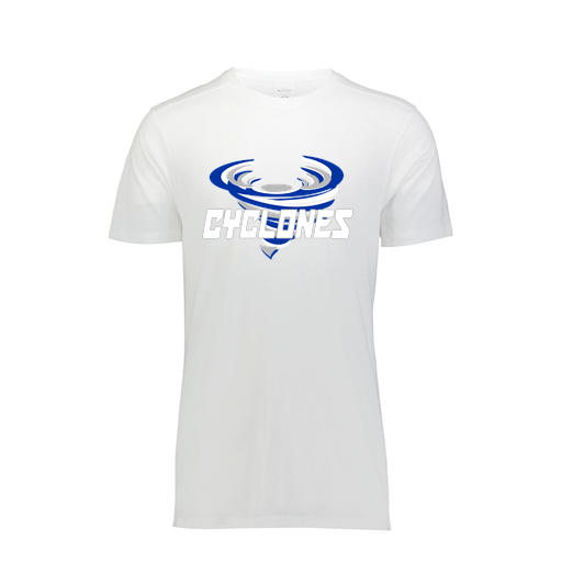 [FTSCUBWH-YS-LOGO1] Decker Youth Tri-Blend T-Shirt - Short Sleeve (Youth S, White, Logo 1)