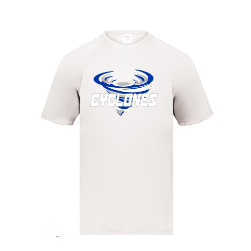[2791.005.S-LOGO1] Youth Smooth Sport T-Shirt (Youth S, White, Logo 1)