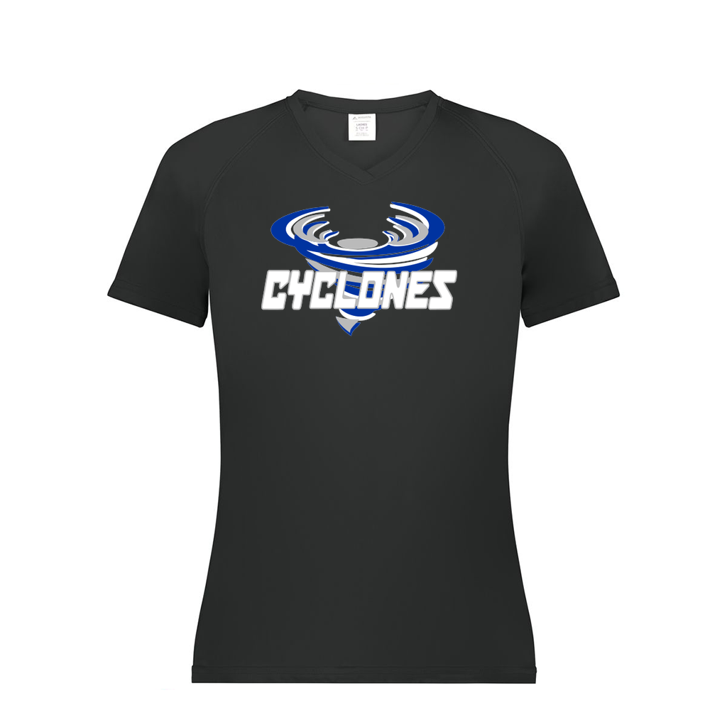 Ladies Smooth Sport V-Neck T-Shirt
