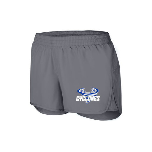 [2430.059.XS-LOGO1] Women's Performance Shorts (Female Adult XS, grey, Logo 1)