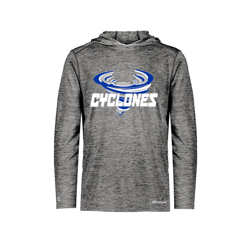 [FOLHCGBK-YS-LOGO1] Decker Youth Charge Hoodie (Youth S, Black, Logo 1)