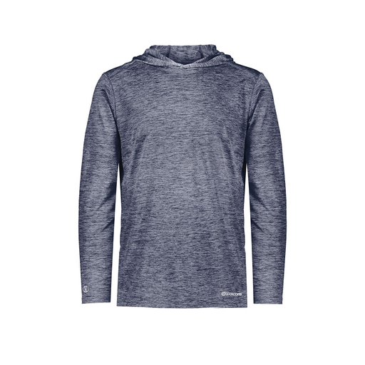 [FOLHCGNV-YS-LOGO3] Youth Charge Hoodie (Youth S, Navy, Logo 3)