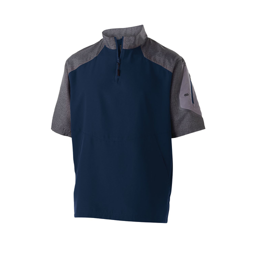 [229545.H03.XS-LOGO3] Men's Raider SS Pullover (Adult XS, Navy, Logo 3)
