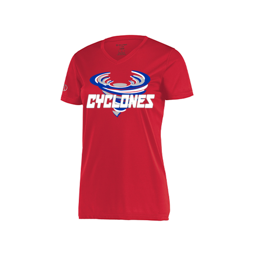 [222820.083.S-LOGO1] Ladies Movement Dri Fit Shirt (Female Adult S, Red, Logo 1)